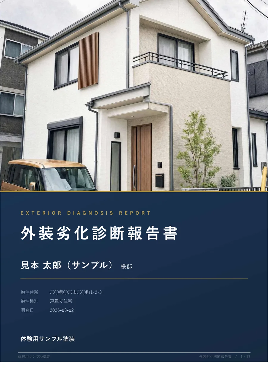 診断報告書 表紙