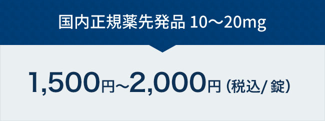 リアップ（ミノキシジル先発品） 約6,000円〜（税込）/月
